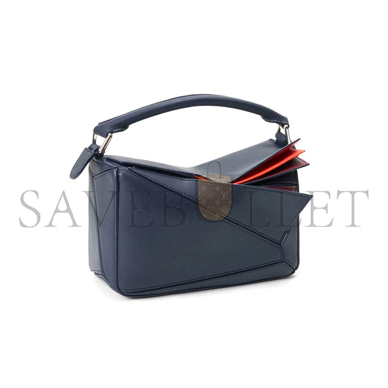 LOEWE SMALL LAYERED PUZZLE BAG IN CLASSIC CALFSKIN A510S21XDQ (24*16.5*10.5cm)